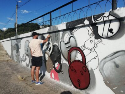 Новые граффити появились в Павлове